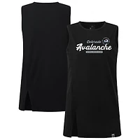 Women's Levelwear  Black Colorado Avalanche Influx Monument Tank Top