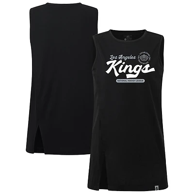 Women's Levelwear  Black Los Angeles Kings Influx Monument Tank Top
