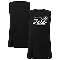 Women's Levelwear  Black Winnipeg Jets Influx Monument Tank Top