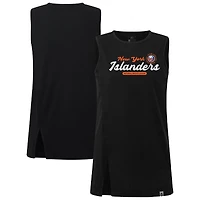 Women's Levelwear  Black New York Islanders Influx Monument Tank Top