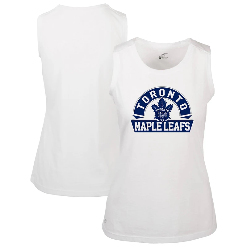 Women's Levelwear Toronto Maple Leafs Macy Banner Arch Tank Top