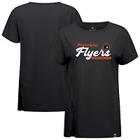 Women's Levelwear  Black Philadelphia Flyers Influx Monument T-Shirt
