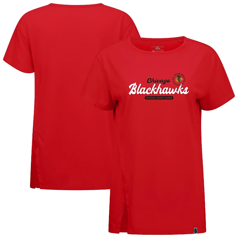 Women's Levelwear Chicago Blackhawks Influx Monument T-Shirt