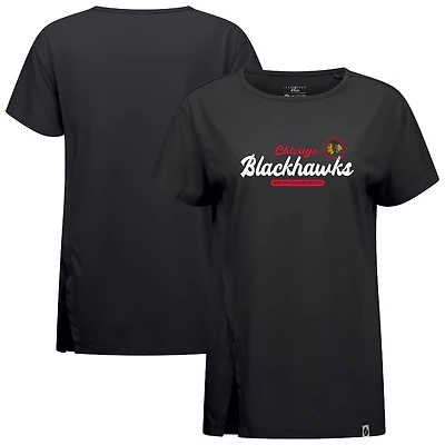 Women's Levelwear Chicago Blackhawks Influx Monument T-Shirt