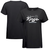 Women's Levelwear  Black Los Angeles Kings Influx Monument T-Shirt