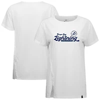 Women's Levelwear  White Tampa Bay Lightning Influx Monument T-Shirt