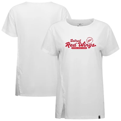 Women's Levelwear  White Detroit Red Wings Influx Monument T-Shirt
