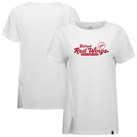 Women's Levelwear  White Detroit Red Wings Influx Monument T-Shirt
