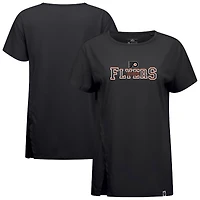 Women's Levelwear  Black Philadelphia Flyers Influx Journey T-Shirt