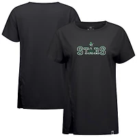 Women's Levelwear  Black Dallas Stars Influx Journey T-Shirt