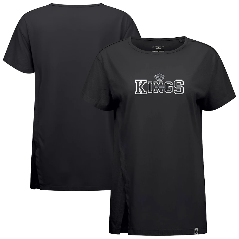 Women's Levelwear Black Los Angeles Kings Influx Journey T-Shirt