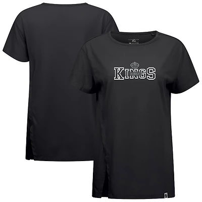 Women's Levelwear  Black Los Angeles Kings Influx Journey T-Shirt