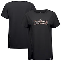Women's Levelwear  Black Anaheim Ducks Influx Journey T-Shirt