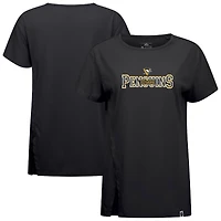 Women's Levelwear  Black Pittsburgh Penguins Influx Journey T-Shirt