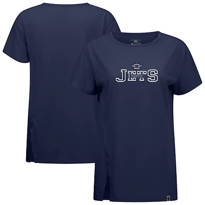 Women's Levelwear  Navy Winnipeg Jets Influx Journey T-Shirt
