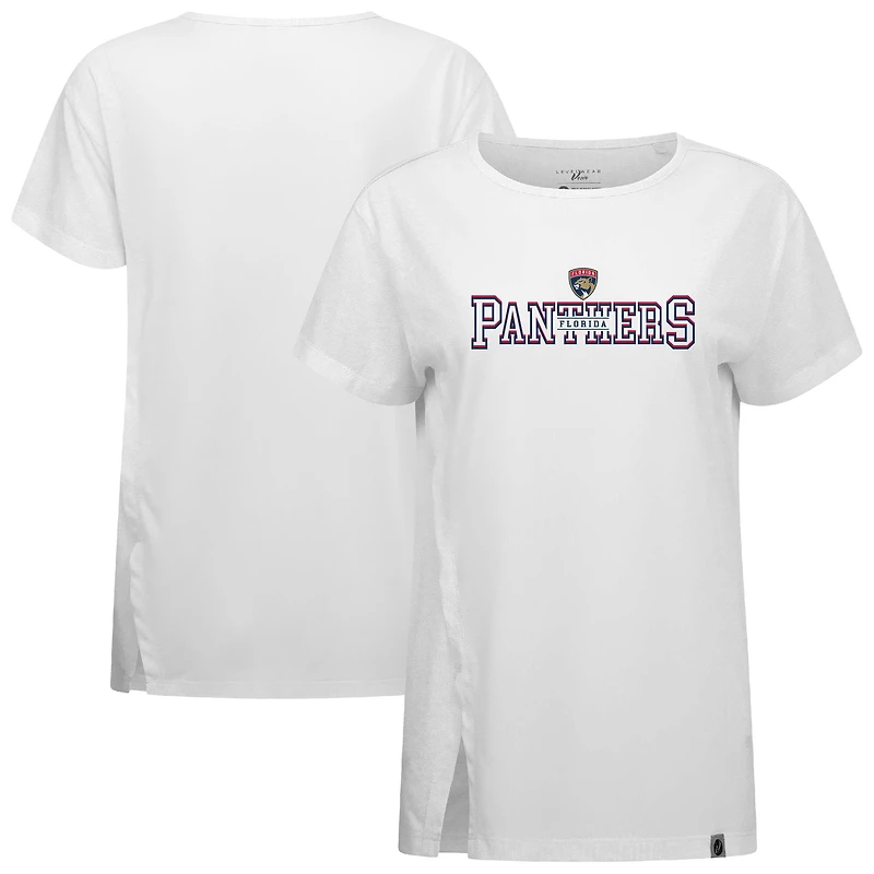 Women's Levelwear  White Florida Panthers Influx Journey T-Shirt