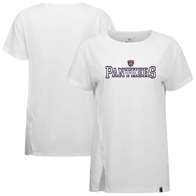 Women's Levelwear  White Florida Panthers Influx Journey T-Shirt