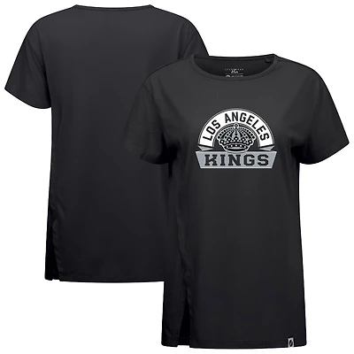 Women's Levelwear  Black Los Angeles Kings Influx Banner Arch T-Shirt