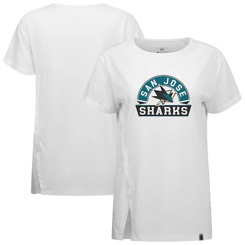 Women's Levelwear San Jose Sharks Influx Banner Arch T-Shirt