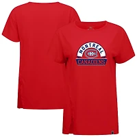 Women's Levelwear  Red Montreal Canadiens Influx Banner Arch T-Shirt