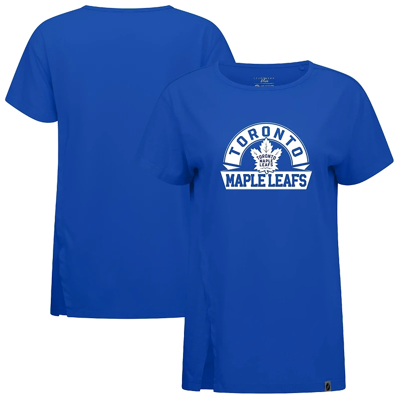 Women's Levelwear  Royal Toronto Maple Leafs Influx Banner Arch T-Shirt