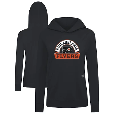 Women's Levelwear Philadelphia Flyers Relay Banner Arch Pullover Hoodie
