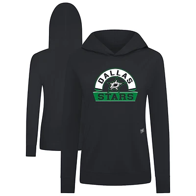 Women's Levelwear Dallas Stars Relay Banner Arch Pullover Hoodie