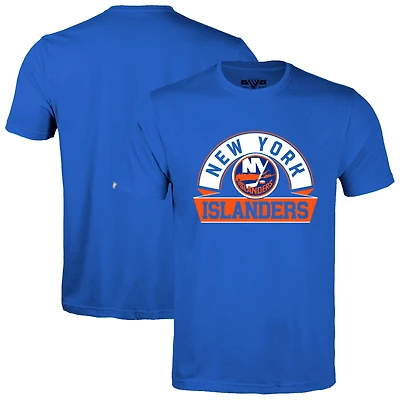Men's Levelwear Royal New York Islanders Richmond Banner Arch T-Shirt