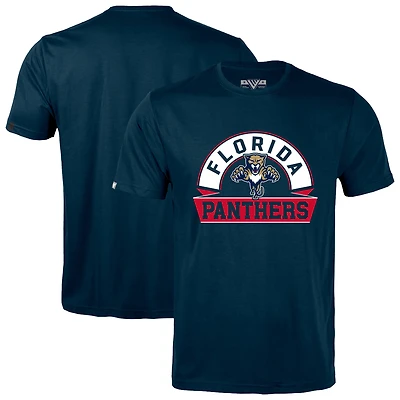Men's Levelwear Navy Florida Panthers Richmond Banner Arch T-Shirt