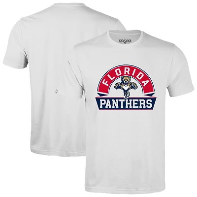 Men's Levelwear White Florida Panthers Richmond Banner Arch T-Shirt