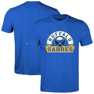 Men's Levelwear Royal Buffalo Sabres Richmond Banner Arch T-Shirt