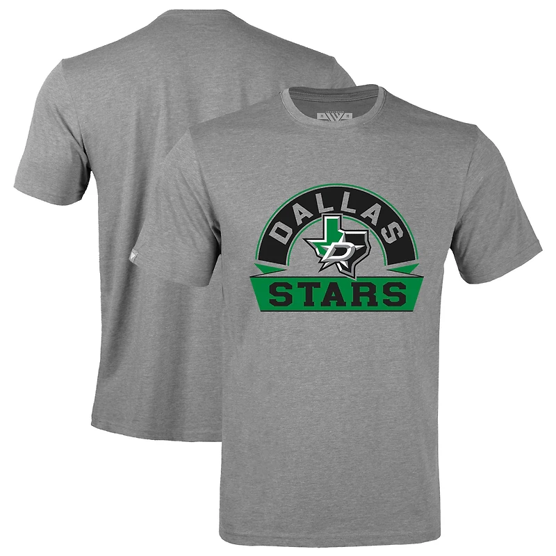 Men's Levelwear Gray Dallas Stars Richmond Banner Arch T-Shirt