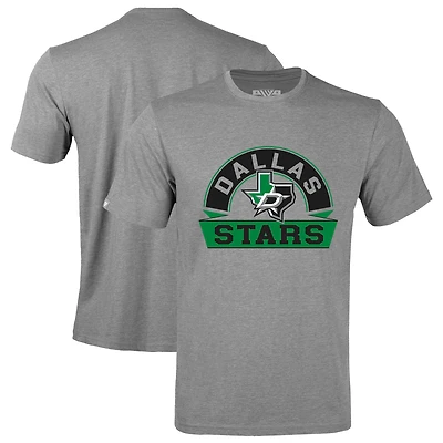 Men's Levelwear Gray Dallas Stars Richmond Banner Arch T-Shirt