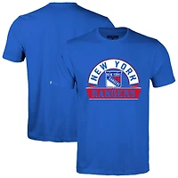 Men's Levelwear Royal New York Rangers Richmond Banner Arch T-Shirt