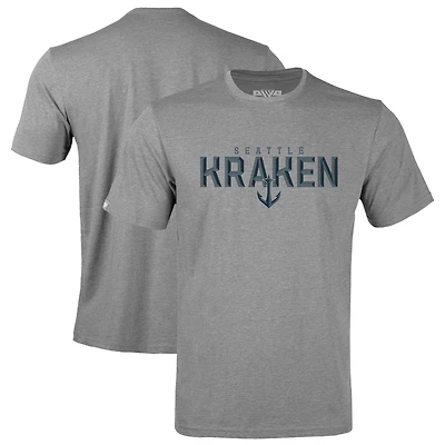 Men's Levelwear Gray Seattle Kraken Richmond Carve T-Shirt