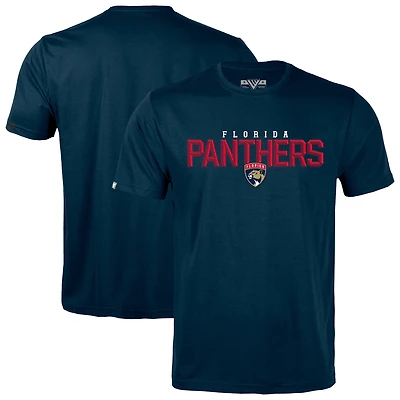 Men's Levelwear Navy Florida Panthers Richmond Carve T-Shirt