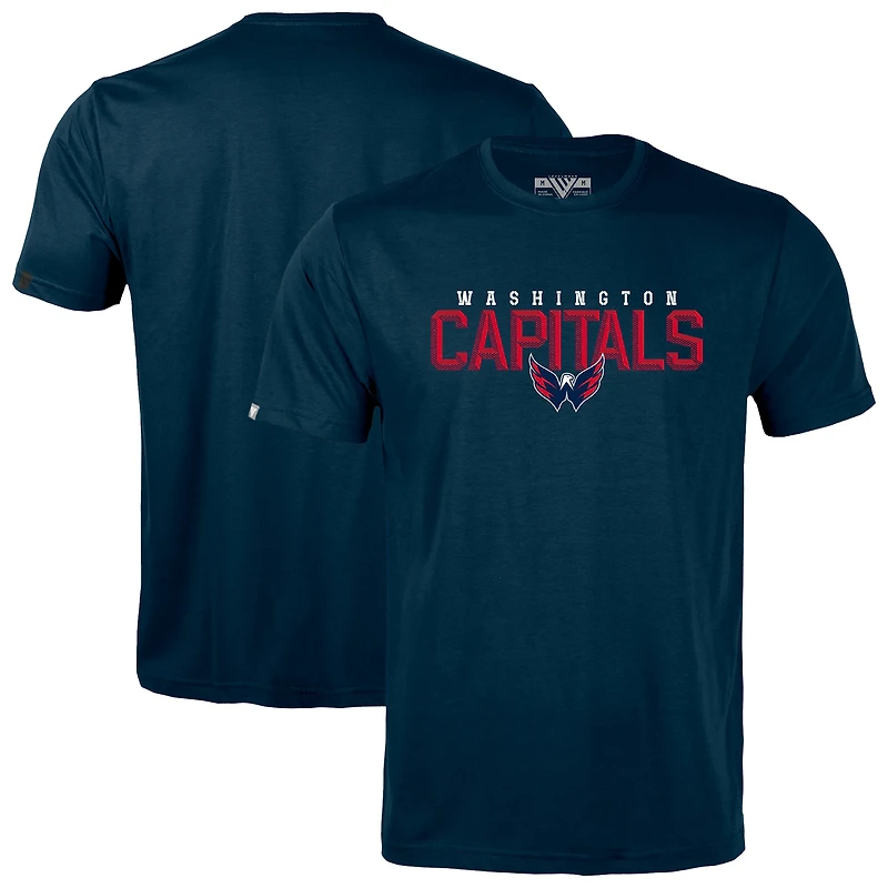 Men's Levelwear Navy Washington Capitals Richmond Carve T-Shirt