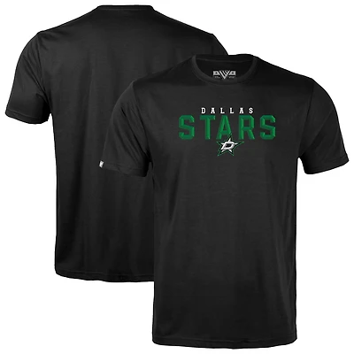 Men's Levelwear Black Dallas Stars Richmond Carve T-Shirt