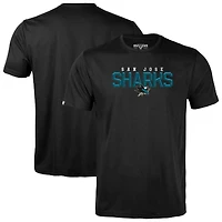 Men's Levelwear Black San Jose Sharks Richmond Carve T-Shirt