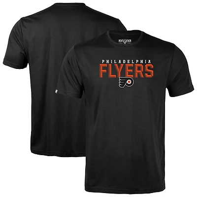 Men's Levelwear Black Philadelphia Flyers Richmond Carve T-Shirt