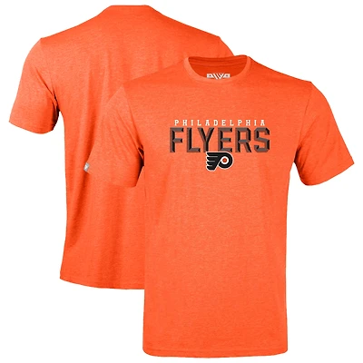 Men's Levelwear Heather Orange Philadelphia Flyers Richmond Carve T-Shirt