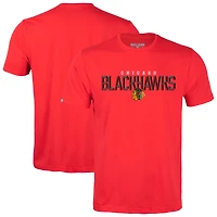 Men's Levelwear Red Chicago Blackhawks Richmond Carve T-Shirt