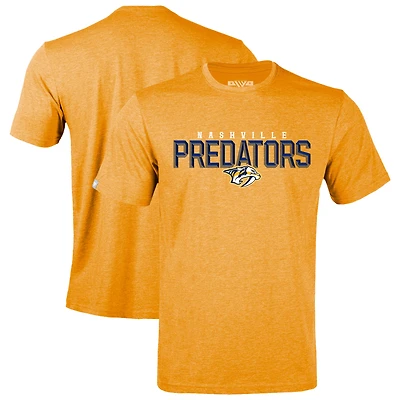 Men's Levelwear Gold Nashville Predators Richmond Carve T-Shirt