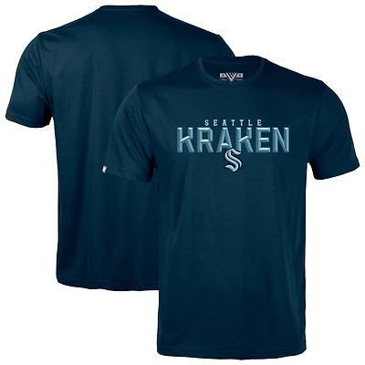 Men's Levelwear Navy Seattle Kraken Richmond Carve T-Shirt