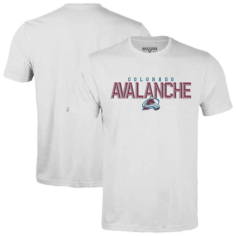 Men's Levelwear White Colorado Avalanche Richmond Carve T-Shirt
