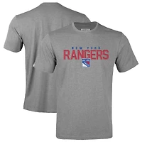 Men's Levelwear Gray New York Rangers Richmond Carve T-Shirt