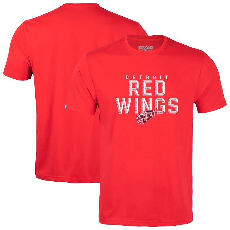 Men's Levelwear Red Detroit Wings Richmond Carve T-Shirt