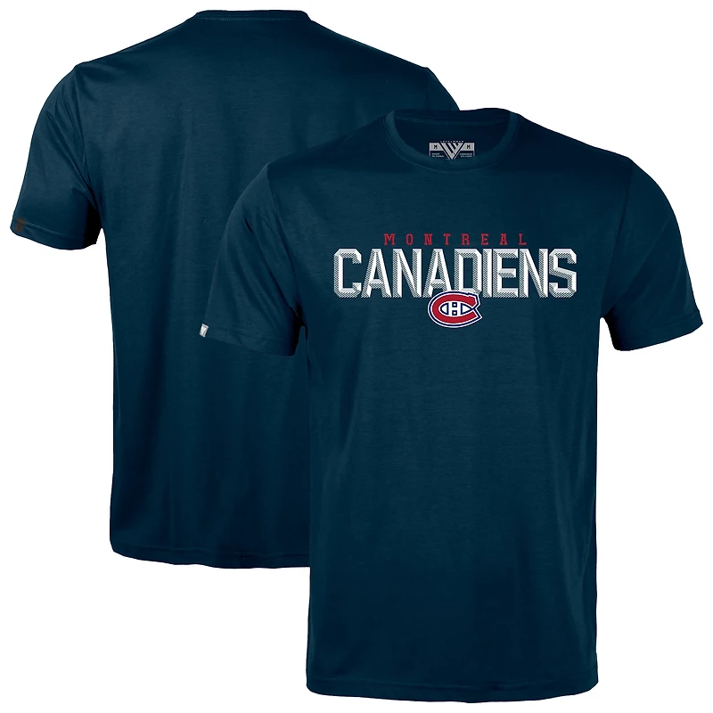 Men's Levelwear Navy Montreal Canadiens Richmond Carve T-Shirt