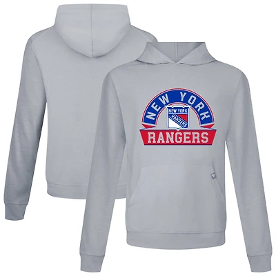 Men's Levelwear New York Rangers Relay Banner Arch Pullover Hoodie