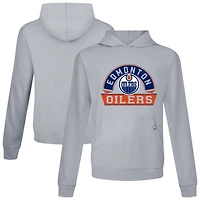 Men's Levelwear Edmonton Oilers Relay Banner Arch Pullover Hoodie